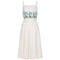 ARCHIVE - 1950s/60s Tina Leser White Sundress with 3D Embroidery