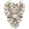 ARCHIVE - 1959 Christian Dior by Henkel and Grosse Red and Green Crystal Brooch