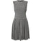ARCHIVE - 1960s Anne Fogarty Wool Monochrome Check Twin Set With Black Patent Trim