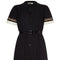 ARCHIVE - 1960s Black Linen Dress with Cut Out Detail