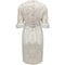 ARCHIVE - 1960s Carol Brent Jackie Kennedy Style Ivory Brocade Dress