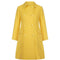 ARCHIVE -  1960s Christian Dior Yellow Button Up Coat and Matching Dress