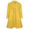 ARCHIVE -  1960s Christian Dior Yellow Button Up Coat and Matching Dress