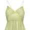 ARCHIVE - 1960s Couture Green Chiffon Dress with Feather Trim