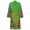ARCHIVE - 1960s Floral Print Green Dress With Button Detail