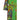 ARCHIVE - 1960s Floral Print Green Dress With Button Detail