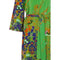 ARCHIVE - 1960s Floral Print Green Dress With Button Detail