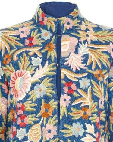 ARCHIVE - 1960s Hand Embroidered Crewel Work Coat