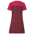 ARCHIVE - 1960s Harlequin Wool Dress in Pink and Green