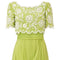 ARCHIVE - 1960s Ian Thomas Lime Green Beaded Chiffon Dress