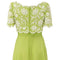 ARCHIVE - 1960s Ian Thomas Lime Green Beaded Chiffon Dress
