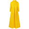 ARCHIVE - 1960s James Galanos Couture Yellow Silk and Gold Embroidered Overcoat