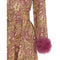 ARCHIVE - 1960s Jean Varon Dress With Fur Cuffs