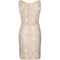 ARCHIVE - 1960s Lavish Cream Silk Embellished Cocktail or Bridal Dress