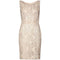 ARCHIVE - 1960s Lavish Cream Silk Embellished Cocktail or Bridal Dress
