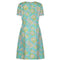 ARCHIVE - 1960s Linen Floral Shift Dress
