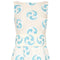 ARCHIVE - 1960s Long White Dress with Turquoise Embroidery