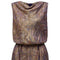 ARCHIVE - 1960s Maurice Rentner Purple Lame Dress