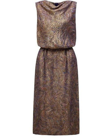 ARCHIVE - 1960s Maurice Rentner Purple Lame Dress