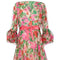 ARCHIVE - 1960s Organza Maxi Dress with Bold Floral Print