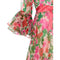 ARCHIVE - 1960s Organza Maxi Dress with Bold Floral Print
