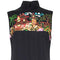 ARCHIVE -  1960s Oriental Style Black Satin Dress