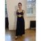 ARCHIVE - 1960s Polly Peck Black Crepe and Sequin Cut Out Dress