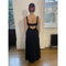 ARCHIVE - 1960s Polly Peck Black Crepe and Sequin Cut Out Dress