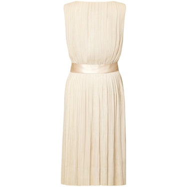 ARCHIVE - 1960s Sarmi Cream Silk Evening or Bridal Dress