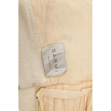 ARCHIVE - 1960s Sarmi Cream Silk Evening or Bridal Dress