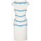 ARCHIVE - 1960s Sydney North White and Blue Bodycon Dress
