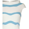 ARCHIVE - 1960s Sydney North White and Blue Bodycon Dress