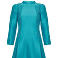 ARCHIVE - 1960s Turquoise Long Sleeved Dress