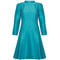ARCHIVE - 1960s Turquoise Long Sleeved Dress