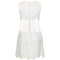 ARCHIVE - 1960s White Cote D'Azur Organza and Lace Wedding Dress
