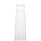 ARCHIVE - 1970s Bill Gibb White Evening Dress with Beaded Moth Motive