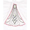 ARCHIVE - 1970s Bill Gibb White Evening Dress with Beaded Moth Motive