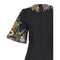 ARCHIVE - 1970s Black Linen Dress with Raffia Embroidery