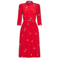 ARCHIVE - 1970s Cacharel Red Silk Dress