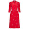 ARCHIVE - 1970s Cacharel Red Silk Dress