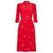 ARCHIVE - 1970s Cacharel Red Silk Dress