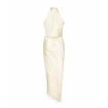 ARCHIVE - 1970s Cream Silk Halston Dress