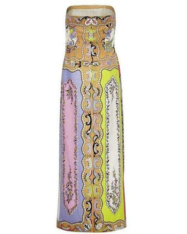 ARCHIVE - 1970s Emilio Pucci Velvet Bustier Dress