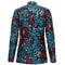 ARCHIVE - 1970s Frank Olivier Red and Blue Sequinned Jacket