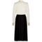 ARCHIVE - 1970s Haute Couture Lanvin Monochrome Silk Dress