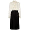 ARCHIVE - 1970s Haute Couture Lanvin Monochrome Silk Dress