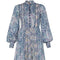 ARCHIVE - 1970s Liberty Print Dress With Quilted Panels