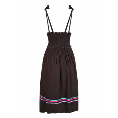 ARCHIVE - 1970s Mexican Hand Embroidered Huipil Style Sun Dress
