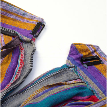 ARCHIVE - 1970s Yves Saint Laurent Striped Peasant Skirt With Ruffle Frill