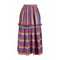 ARCHIVE - 1970s Yves Saint Laurent Striped Peasant Skirt With Ruffle Frill